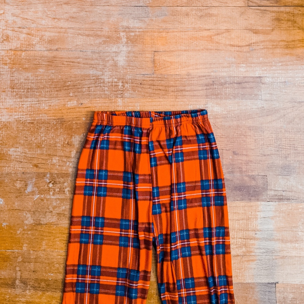 ⋆ Red and Blue Tartan Plaid Leggings ⋆⚝